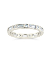 Load image into Gallery viewer, Sterling Silver Ethel CZ Band Ring
