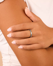 Load image into Gallery viewer, Sterling Silver Ethel CZ Band Ring

