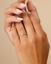 Load image into Gallery viewer, Sterling Silver Lydia CZ Bubble Ring
