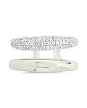 Load image into Gallery viewer, Sterling Silver Maisey CZ Studded Open Ring
