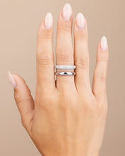 Load image into Gallery viewer, Sterling Silver Maisey CZ Studded Open Ring
