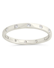 Load image into Gallery viewer, Sterling Silver Mindy CZ Studded Ring
