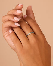 Load image into Gallery viewer, Sterling Silver Mindy CZ Studded Ring
