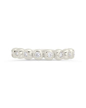 Load image into Gallery viewer, Sterling Silver Trisha CZ Bezel Ring
