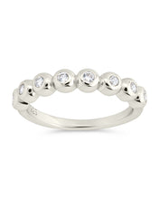 Load image into Gallery viewer, Sterling Silver Trisha CZ Bezel Ring
