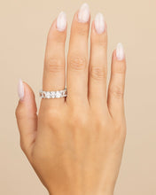 Load image into Gallery viewer, Sterling Silver Janis CZ Eternity Band Ring

