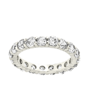Load image into Gallery viewer, Sterling Silver Gracie CZ Eternity Ring
