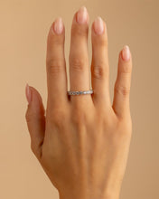 Load image into Gallery viewer, Sterling Silver Gracie CZ Eternity Ring
