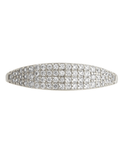 Load image into Gallery viewer, Sterling Silver Pave Signet Ring
