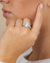 Load image into Gallery viewer, Sterling Silver Marquise &amp; Trillion Ring
