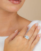 Load image into Gallery viewer, Sterling Silver Princess Baguette Ring
