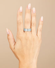 Load image into Gallery viewer, Sterling Silver Kate Baguette Eternity Ring
