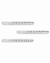 Load image into Gallery viewer, Sterling Silver Beaded Ring Set of 3
