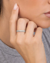 Load image into Gallery viewer, Sterling Silver Stacey Textured Band Ring
