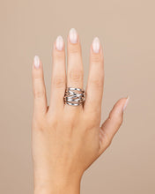 Load image into Gallery viewer, Sterling Silver Rebecca Layered Stacking Ring
