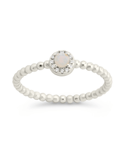 Load image into Gallery viewer, Sterling Silver Layla Opal Textured Ring
