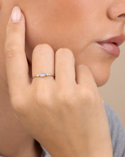 Load image into Gallery viewer, Sterling Silver Karina CZ Mother of Pearl Ring
