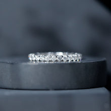Load image into Gallery viewer, Brilliant Cut Moissanite Eternity Wedding Ring for Women
