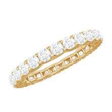 Load image into Gallery viewer, Brilliant Cut Moissanite Eternity Wedding Ring for Women
