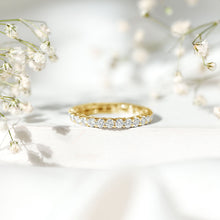 Load image into Gallery viewer, Brilliant Cut Moissanite Eternity Wedding Ring for Women
