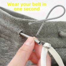 Load image into Gallery viewer, Bendable Spring Drawstring Threader Clip Pants Hoodies Elastic Band Lace Cord Flexible Drawstring Thread DIY Sewing Accessories

