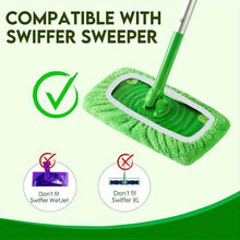 Load image into Gallery viewer, 4 Reusable Mop Pads with High Water Absorption and Ultra-fine Fiber Cleaning Pads That Can Firmly Adhere To Most Standard Mops
