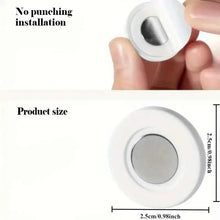 Load image into Gallery viewer, 3pcs No Drill Magnetic Remote Holder - Wall Mount for TV/AC/DVD Remotes, White Space-Saving Design

