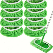 Load image into Gallery viewer, Eco-Friendly Mop Cover Set – 6-Pack Washable Flat Mop Pads for Dusting, Wet Mopping &amp; Pet Hair Pickup, Reusable Alternative to
