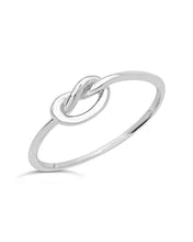 Load image into Gallery viewer, Sterling Silver Love Knot Ring
