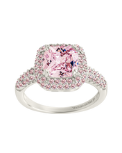 Load image into Gallery viewer, Sterling Silver Pink CZ Legacy Ring
