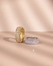 Load image into Gallery viewer, Sterling Silver Yvonne CZ Stacking Ring
