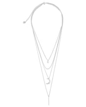 Load image into Gallery viewer, Crescent &amp; Bar Multi Layer Necklace
