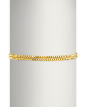 Load image into Gallery viewer, Sterling Silver Beaded Stretch Bracelet Sets
