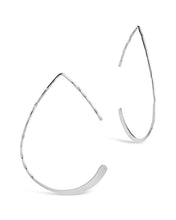 Load image into Gallery viewer, Sterling Silver Teardrop Threader Earrings
