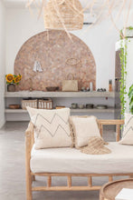 Load image into Gallery viewer, Nya Hand Stitched Cotton Throw Pillow
