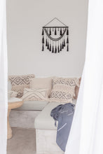 Load image into Gallery viewer, Bohemian Tasseled Macrame Throw Pillow
