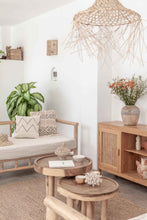 Load image into Gallery viewer, Bohemian Tasseled Macrame Throw Pillow
