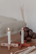 Load image into Gallery viewer, Minimal Leather Candle Holder Set of 2
