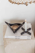 Load image into Gallery viewer, Leather and Cane Webbing Catch-all
