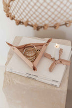Load image into Gallery viewer, Leather and Cane Webbing Catch-all
