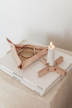 Load image into Gallery viewer, Minimal Leather Candle Holder Set of 2
