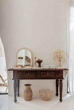 Load image into Gallery viewer, Arch Rattan Mirror
