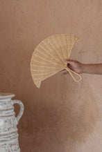 Load image into Gallery viewer, Rattan Woven Fan
