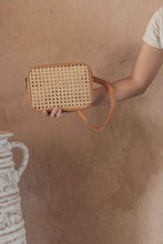Load image into Gallery viewer, Vera Leather and Cane Belt Bag
