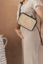 Load image into Gallery viewer, Vera Leather and Cane Belt Bag
