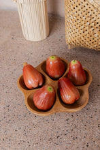Load image into Gallery viewer, Flora Teak Divided Serving Dish
