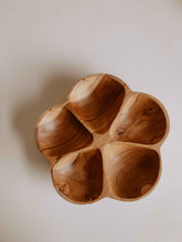Load image into Gallery viewer, Flora Teak Divided Serving Dish
