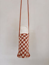 Load image into Gallery viewer, Checkered Crochet Phone Sling Bag
