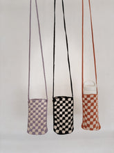 Load image into Gallery viewer, Checkered Crochet Phone Sling Bag
