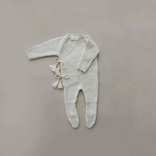Load image into Gallery viewer, Knit Footed Jumpsuit | Natural
